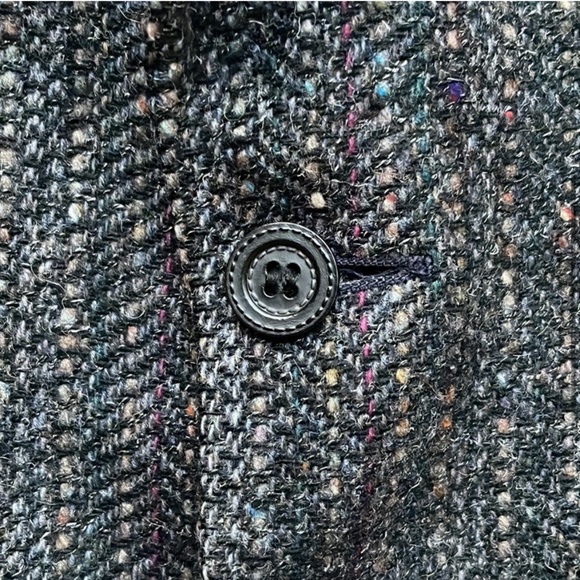 Givenchy Virgin Wool Multicolor Tweed Blazer | L - Picture 4 of 13